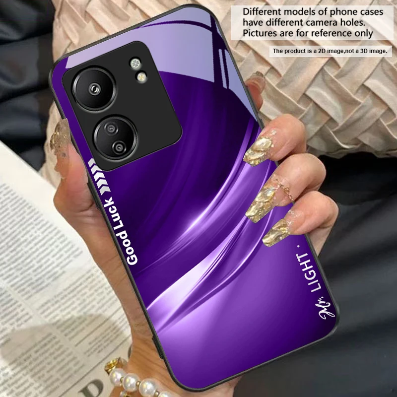 Gradient Soft Green Black Tempered Glass Phone Case