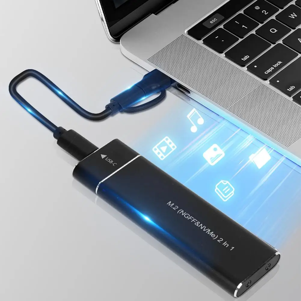Aluminum USB 3.1 M2 Solid State Drive Enclosure