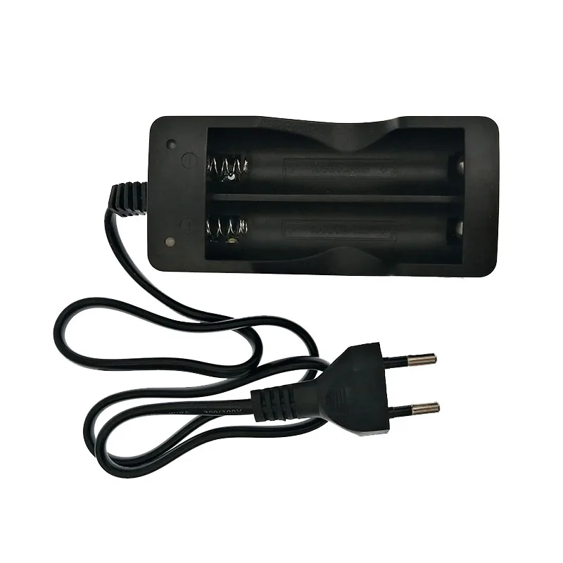 18650 Battery Charger US/EU Plug 2 Slots Smart Charging Safety Fast Charge 18650 Li-ion Rechargeable Battery Charger