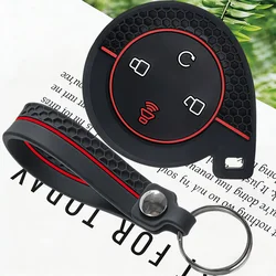 Silicone Soft Remote Car Key Cover Shell (Black)