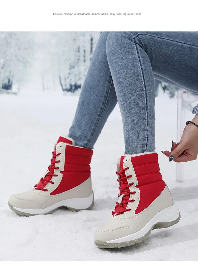 Boots for Women Platform Outdoor Snow 005