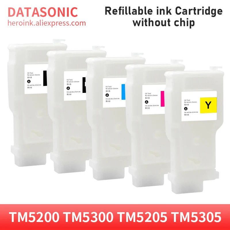 Cartucho de tinta recarregável para Canon, impressora