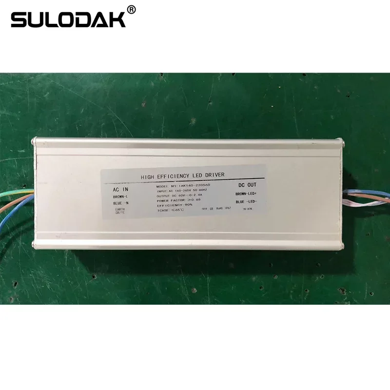 2.5A 160W IP67 Waterproof Constant Current Source For UV LED Module Gel Curing Lamps INPUT AC 160V-240V OUTPUT DC 65V 2500ma 1 8a 60w ip67 dimming constant current source for uv led module gel curing lamps input ac 160v 265v output dc 28 30v 1800 ma