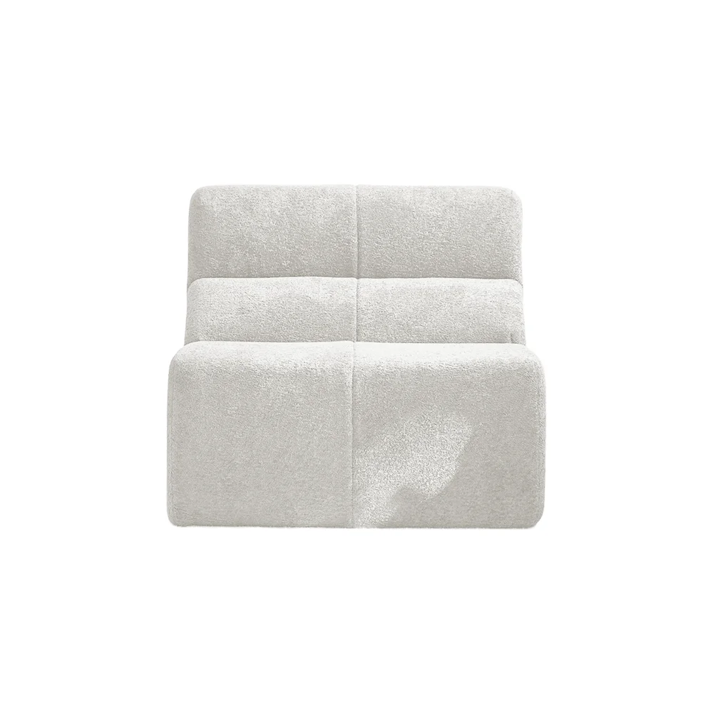 Luxuriöser Einzelsofastuhl aus weichem Regentropfen-Samt mit ergonomischem Design für Wohnzimmer, Büros und kleine Wohnungen – Detail 10