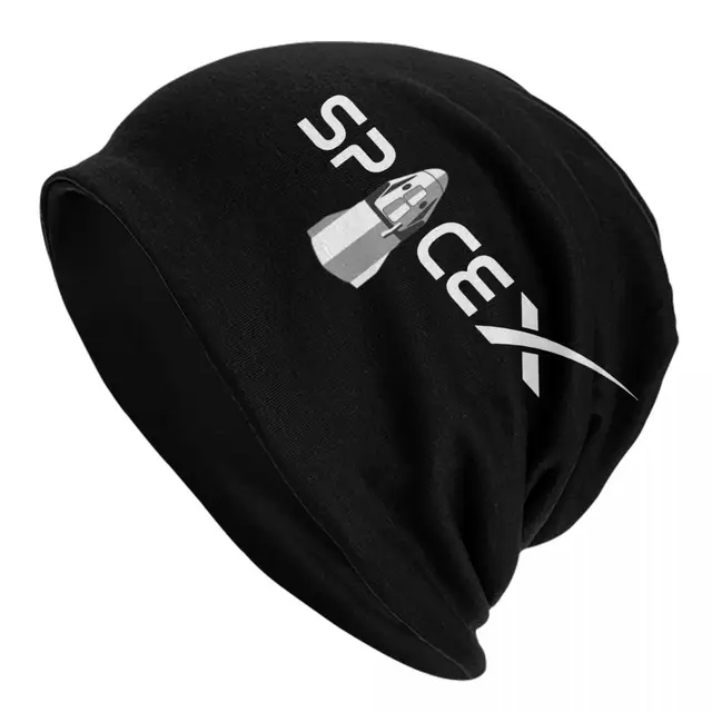 Spacex-gorros de esquí para hombre y mujer, gorro de doble uso con diseño de dragón, nave espacial, a la moda, para primavera 1