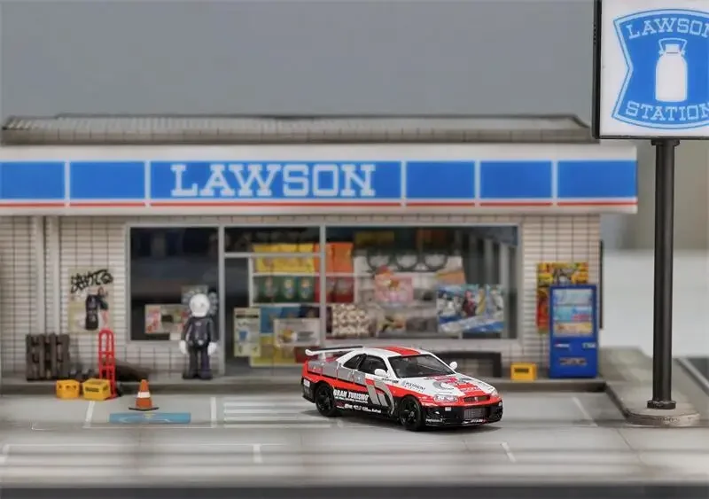 

Street Weapon 1:64 GT Whitered limited599 Diecast Model Car