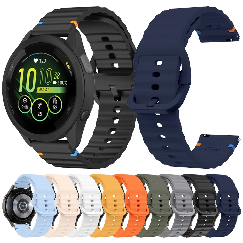 Versatile Sport Silicone Watch Strap - 22mm & 20mm - Premium Fitness Band Bracelet