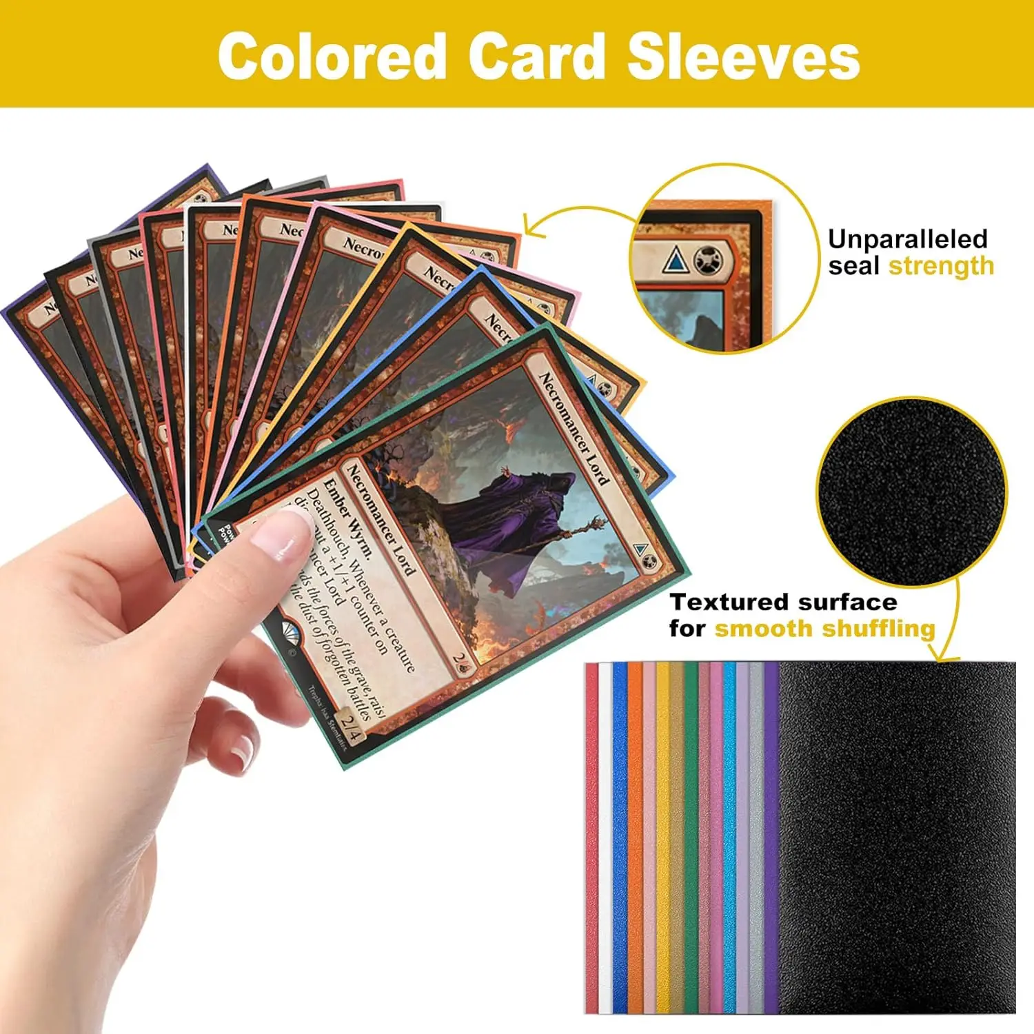 Card Sleeves 100PCS 66x91mm TCG Trading Cards Protector for Tarot Shield Board Games