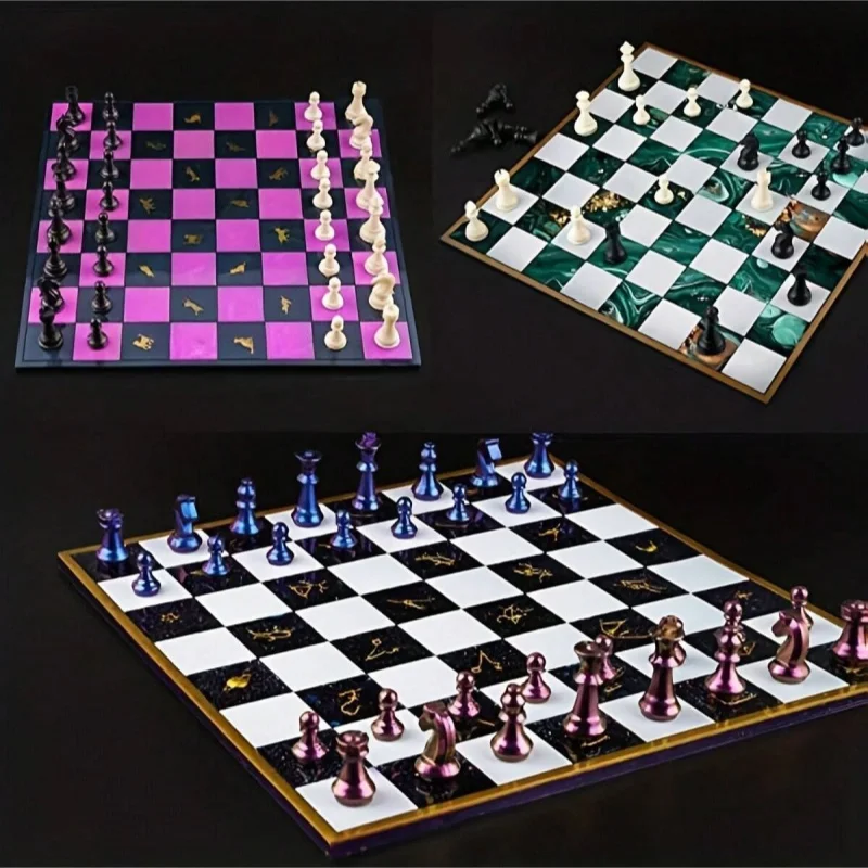 3D Chess Resin Mold 4
