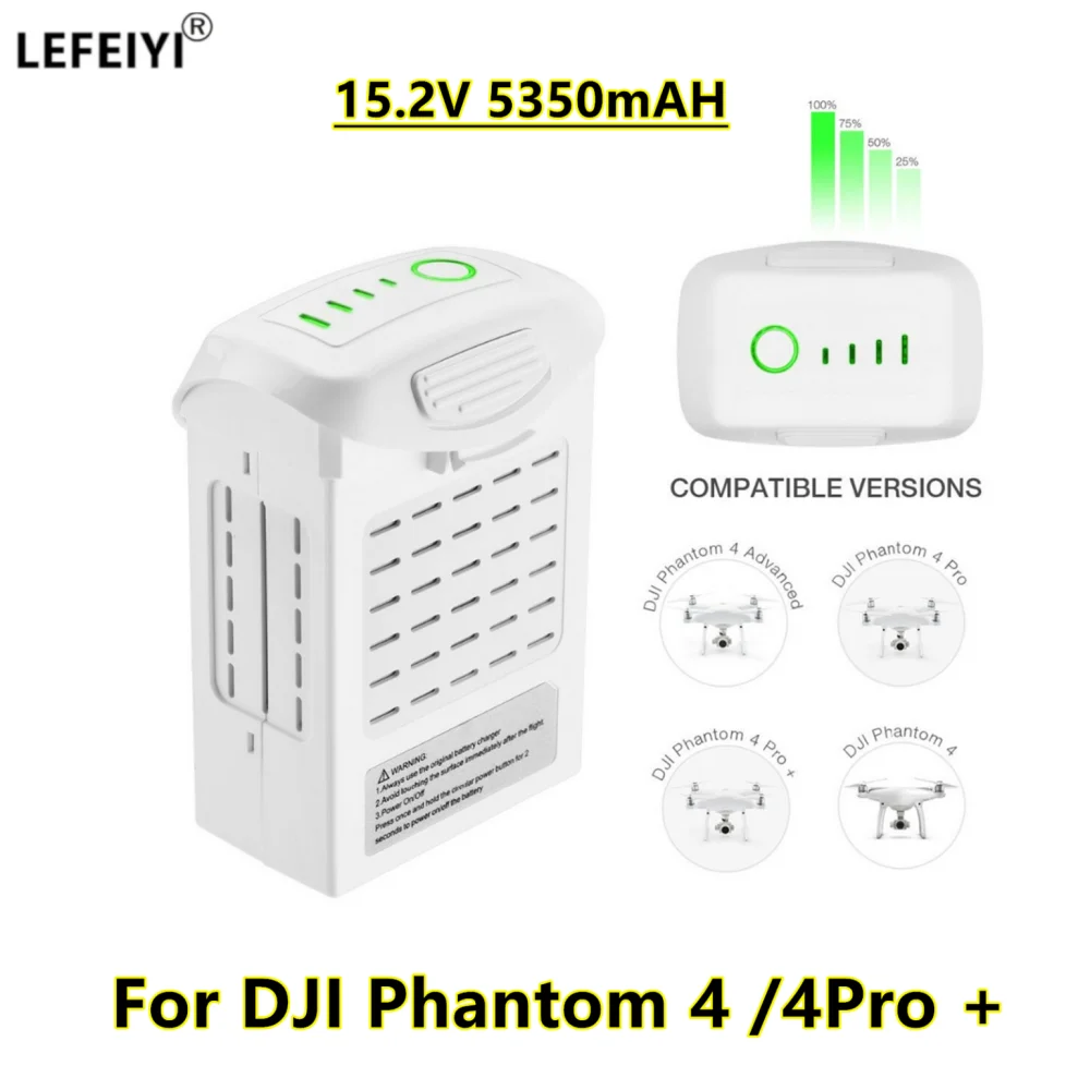 

Литиевый аккумулятор для DJI Phantom 4/4Pro +/Advanced, 15,2 в, 5350 мАч