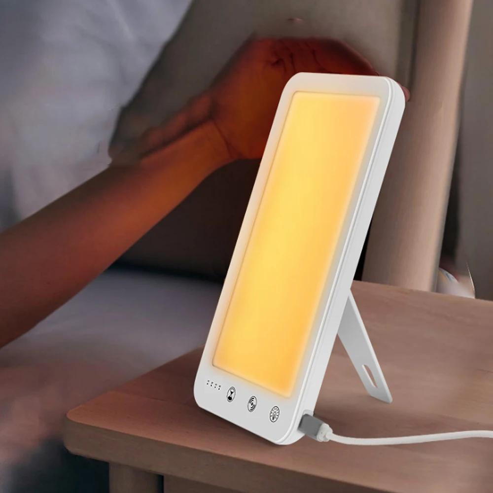 Light Therapy Lamp Led Sad Lamp Seasonal Affective Disorder With Timer