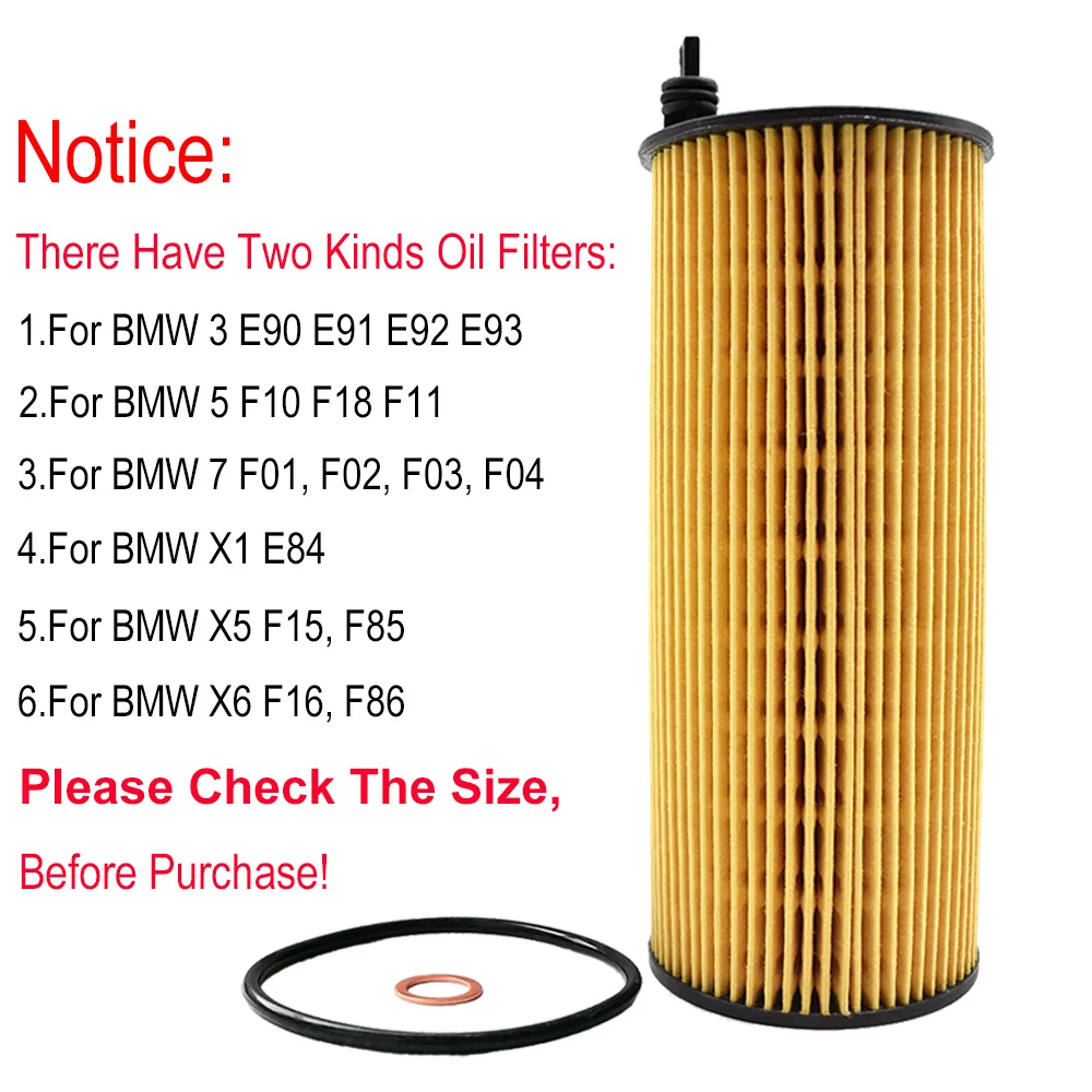 Oil Filter 11427807177 For BMW E87 2004 2005 2006 2007 2008 2009 2010 2011 2012 2.0 X6 F16 2014 2015 3.0L car oil filter