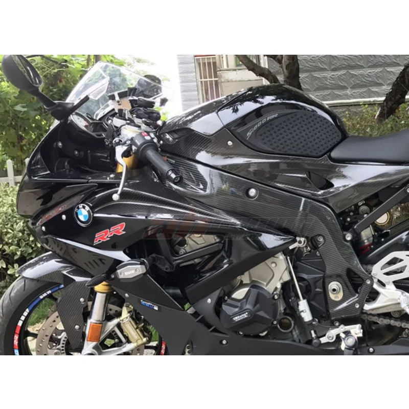 Side Frame Covers Protection Trim Spoiler Fairings For BMW S1000RR 2015- S1000R-Full Carbon Fiber 100%
