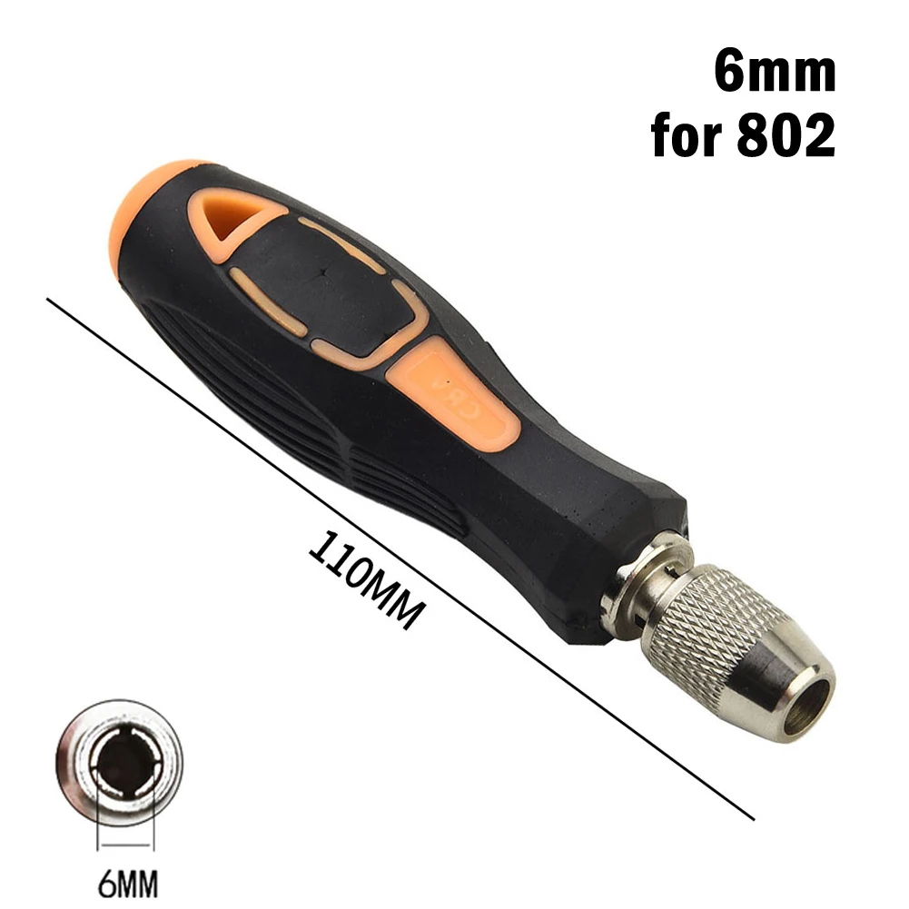 801 Schrauben dreher Bit griff 5mm 6mm tragbares rundes elektrisches Schraubendreher-Bit griff selbstsicher ndes Spannfutter – Detail 9