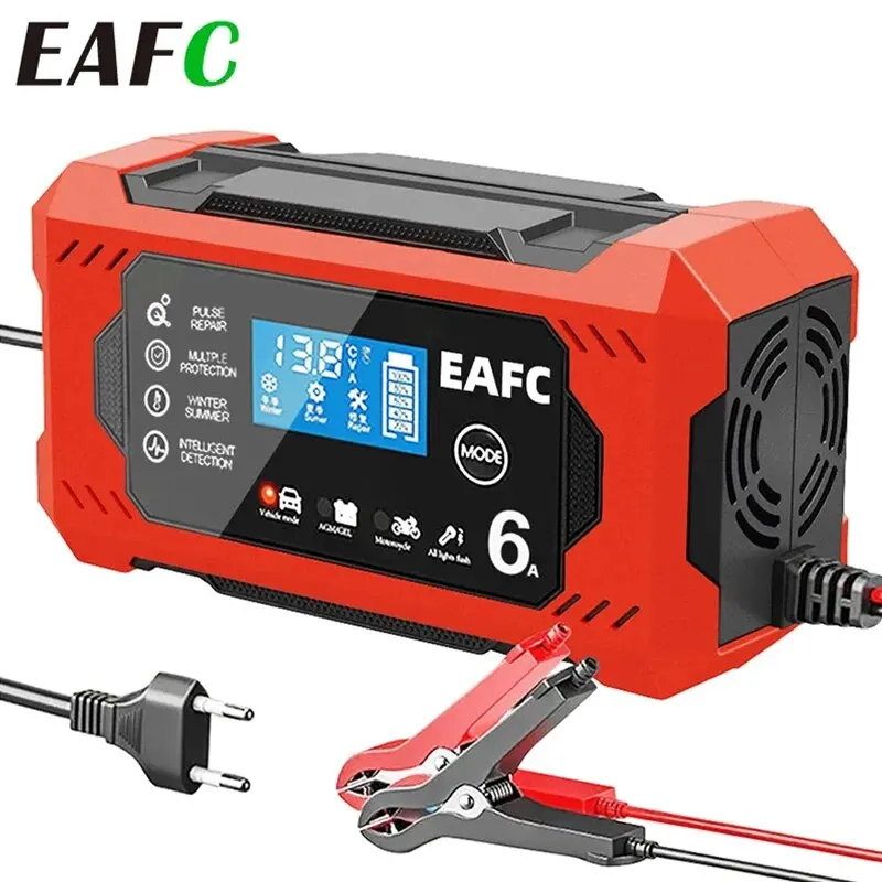 Autobatterie-Ladegerät 6a 12v Auto und Motorrad Batterie ladegerät