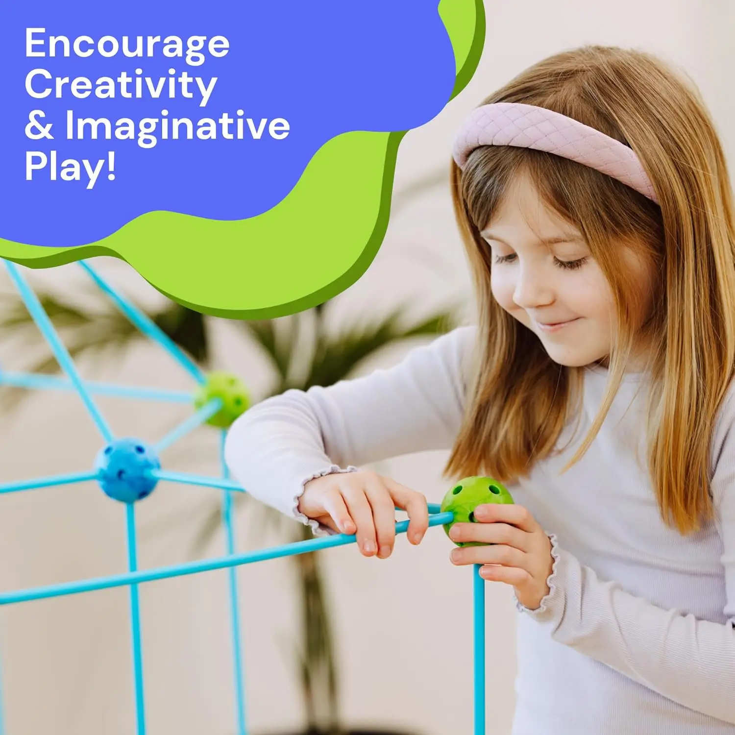 Kids Fort Building Kit 130Pieces Construction STEM Toys for Boys and Girls Ultimate Forts Builder Gift Build DIY Educational Toy 5