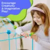 Kids Fort Building Kit 130Pieces Construction STEM Toys for Boys and Girls Ultimate Forts Builder Gift Build DIY Educational Toy 5