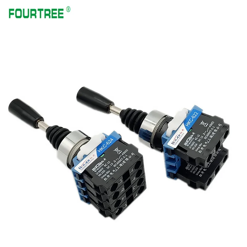 Joystick Switch Momentary Monolever Cross Rocker Master Switch 2/4-Way Self-reset Self-lock 2NO 4NO New Type 1PCS HKC 22mm joystick replacement arcade joystick game joystick joystick module