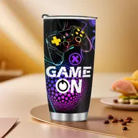20oz Stainless Steel Gamer Tumbler Cup Insulated Drinking Cup Travel Mug for Teen Boy Son Dad Birthday Christmas Present 5