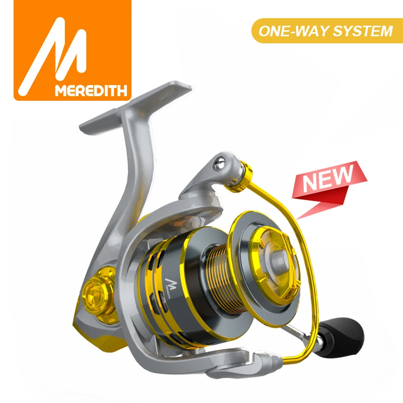 

MEREDITH Sagittarius Series Fishing Spinning Reel Metal Spool Carp Smoother Winding Fishing Reel SAG1000-6000 Metal Line Cup