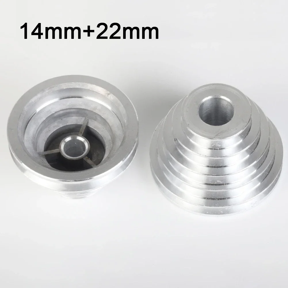 Aluminum Pagoda Pulley Wheel Benchtop Drill Press A Type V Shaped Timing Belt 14mm And 22mm