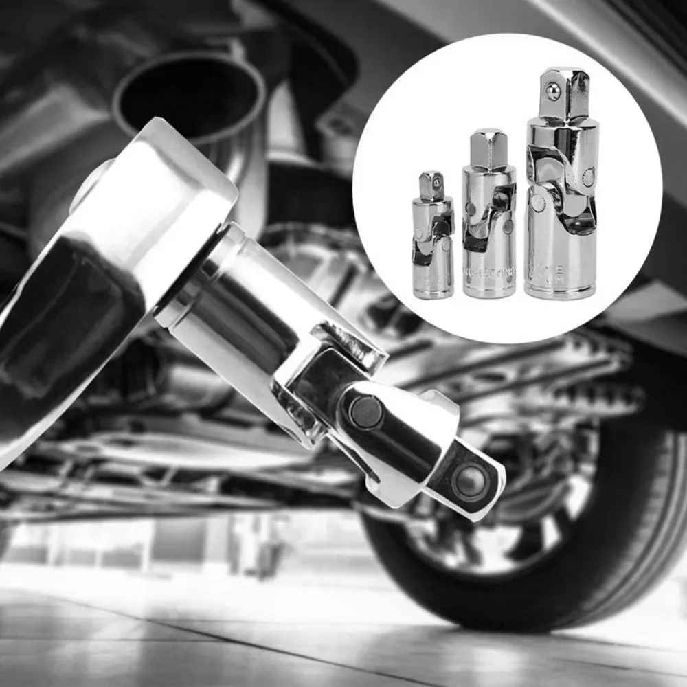 Universal Joint Assembly for Auto Repair, Ratchet Socket, Wrench Adapter, Extension Bar Adapter, Auto Repair Tools Accessories