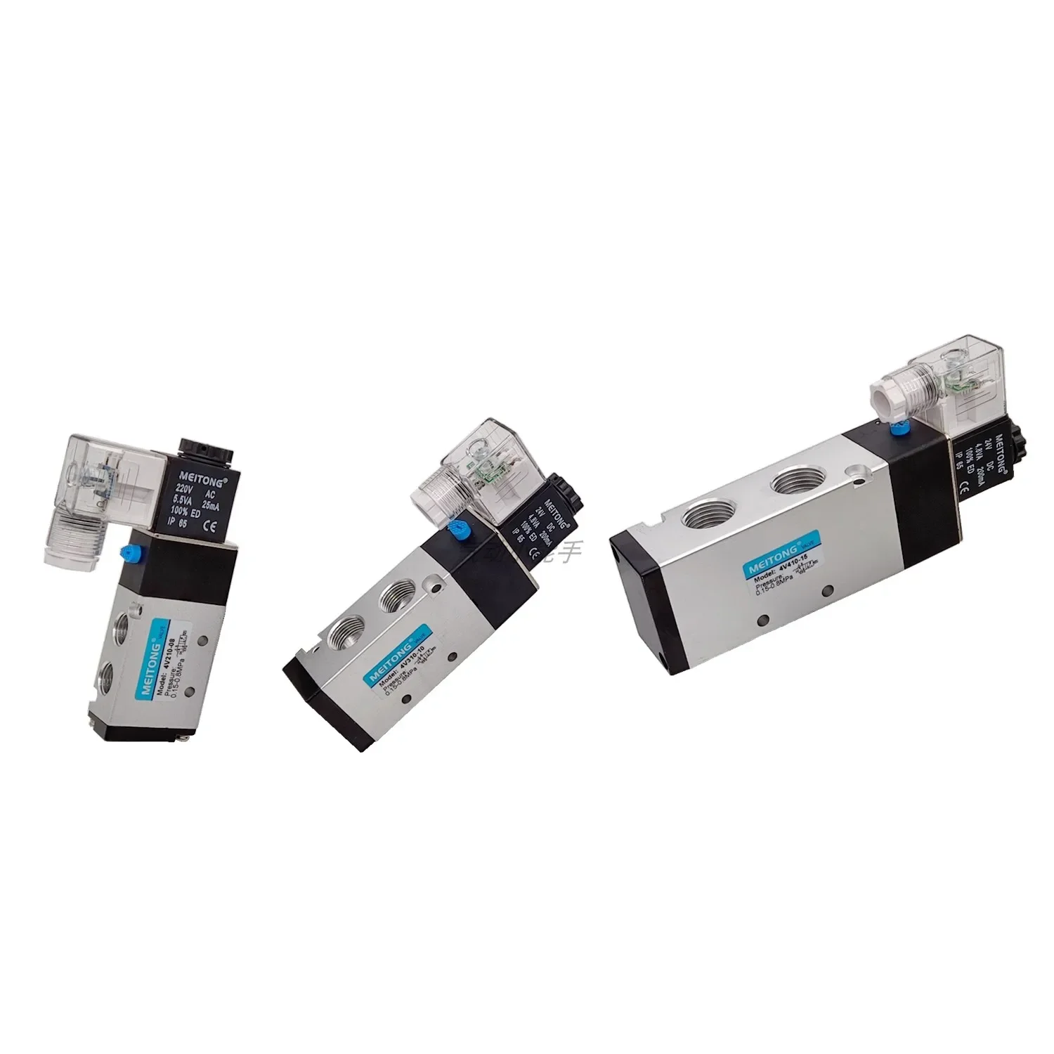 공압식 4V210-08 4V310-10 4V410-15 DC24V AC220V