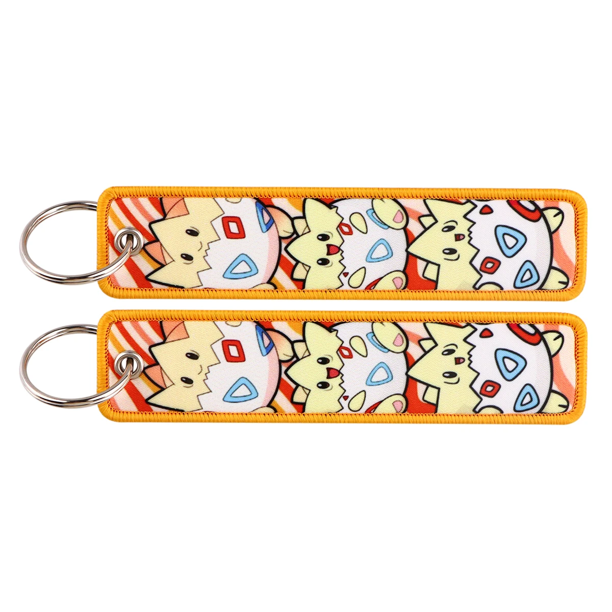 Charming Anime Cute Cartoon Embroidered Keychain | Stylish Key Holder & Accessory Gift