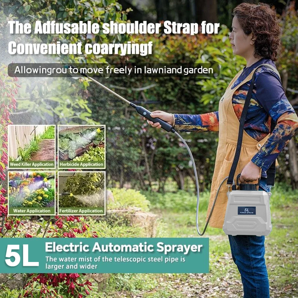 Automatic Garden Water Sprayer 5L Shoulder Pesticide Sprayer