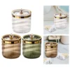 Multifunctional Cosmetic Organizer Dustproof Makeup Cotton Swab Ball Pad Holder Makeup Tool Storage Box Container for Desktop 5
