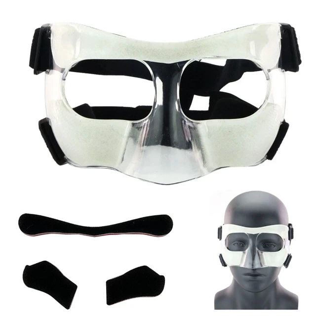 Maschera da basket cinturino elastico copertura protettiva per il viso  maschera per il naso da calcio maschera per scudo per accessori sportivi -  AliExpress