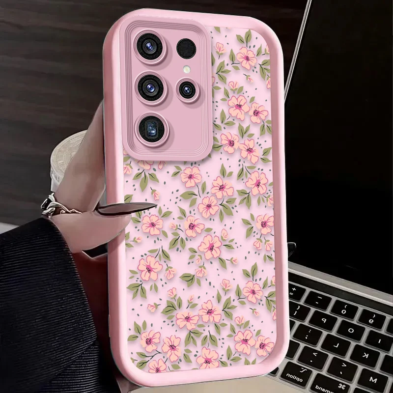 Charming Romantic Floral Design Phone Case Cover