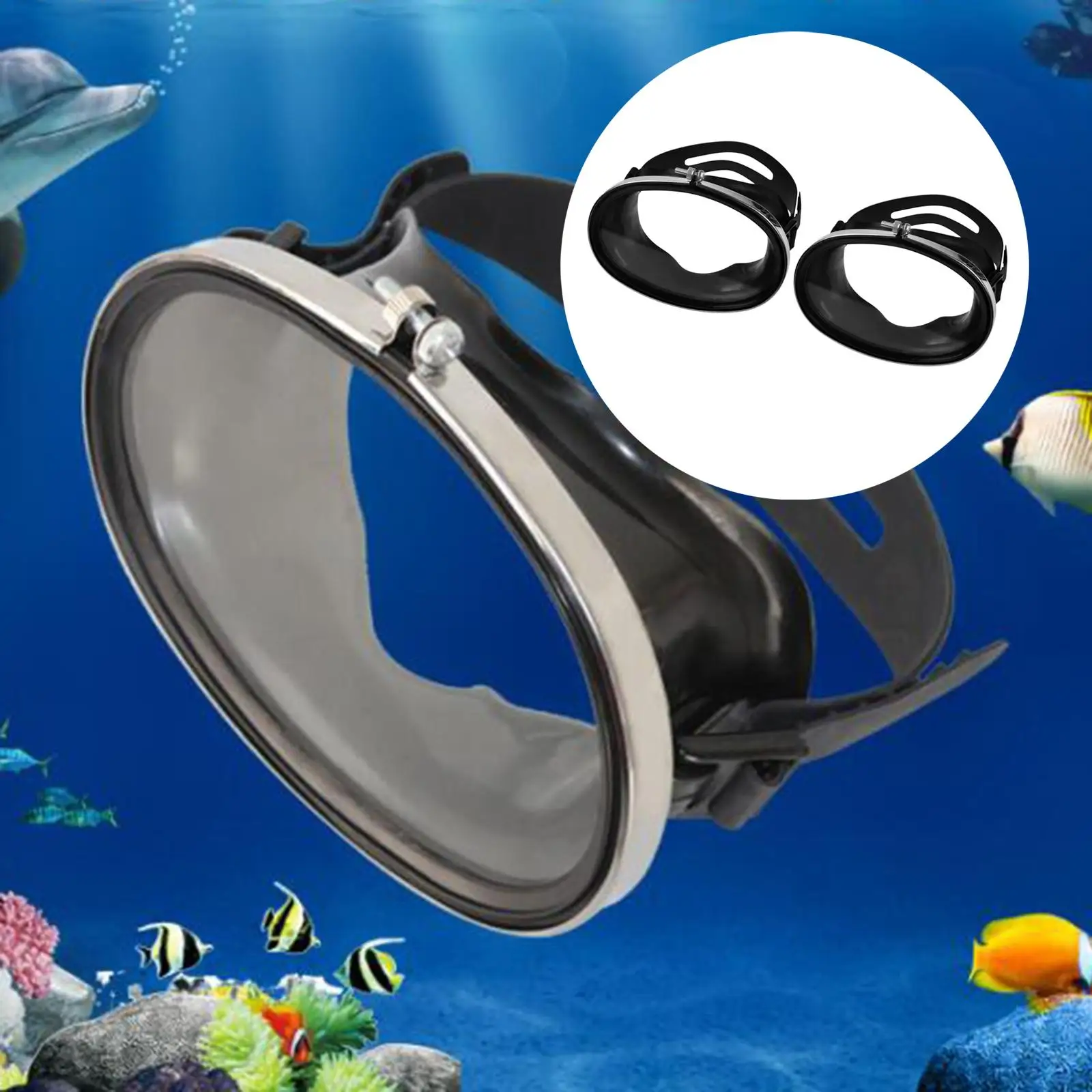 2x Snorkel Diving Mask Anti Fog Scuba Swimming Goggles Glasses