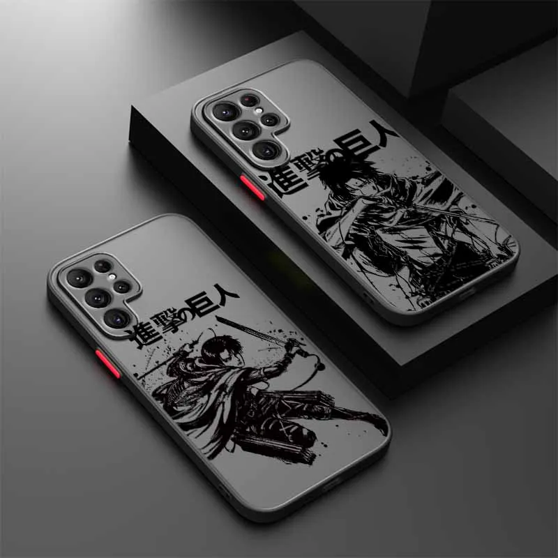 Attack On Titan Frosted Translucent Phone Case