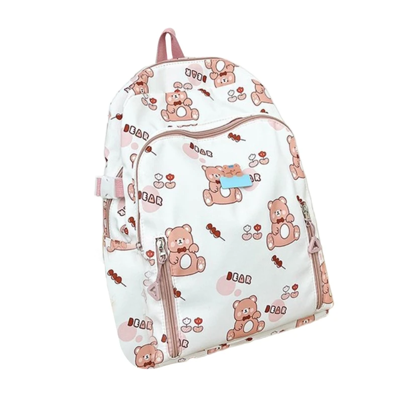 Large Capacity Backpack for Women Students School Bookbag Girls Backpack Fashion Cartoon Daypack Laptop Bag Ins