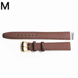 Handcrafted PU Leather Watch Strap - Timeless Replacement Bracelet (M)