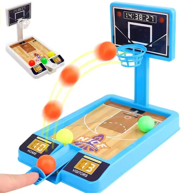Board Game Mini Basketball Finger Shooting Machine Party Table Interactive Sport Games Parents Children Boys Girls Desktop Toy 1