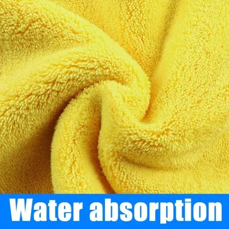 Car Wash Microfiber Towel Water Absorbtion Drying Cloth Wash Towel Double Layer Clean Rags Car Detailing Microfiber 1/5Pcs microfiber towel cleaning cloth microfiber cleaning cloths microfiber car towel microfiber towels fiber towel microfiber washing towel car washing towel car drying towel drying cloth