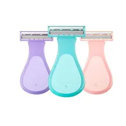 Replaceable Triangle Hair Remover Hair Removal Tool Leg Hair Remove Armpit Hair Remover Painless Underarm Razor Leg Hair Trimmer
