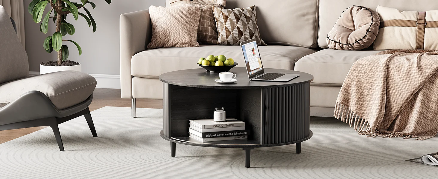 circle coffee table