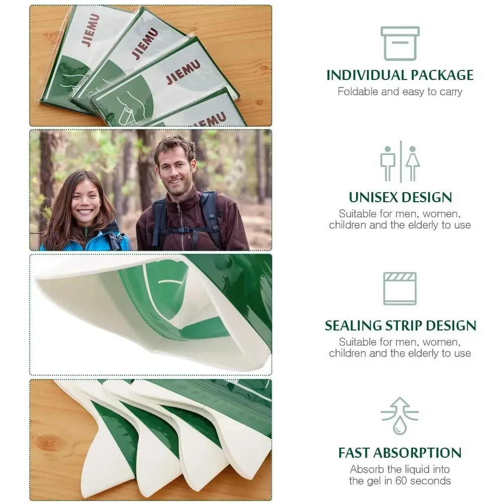 700ml Outdoor Emergency Urinate Bags Car Urine Bag Travel Mini Mobile Toilet for Baby Women Men Vomit Bag Emergency Toilet