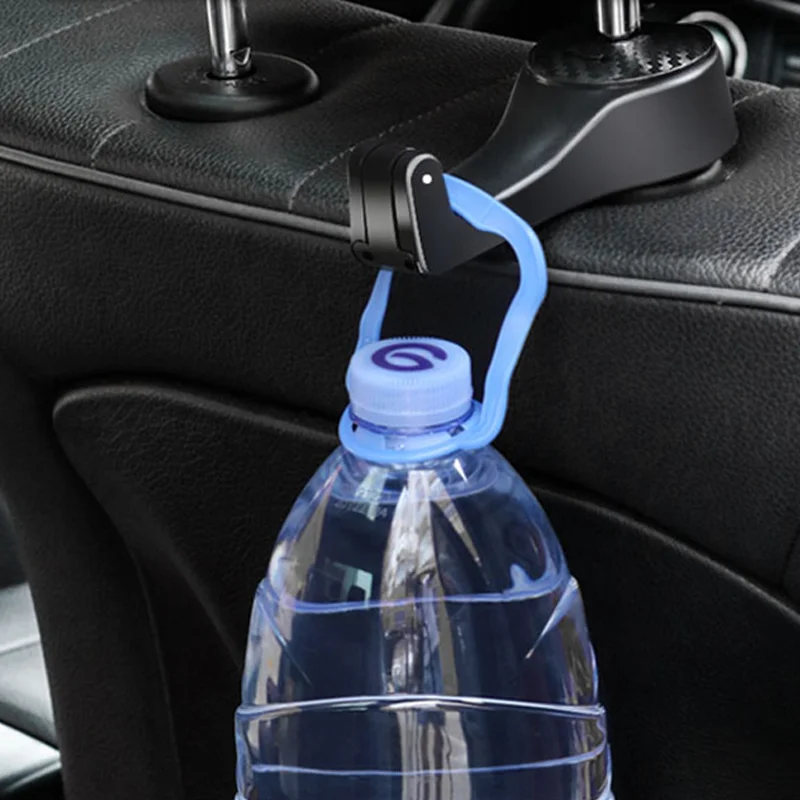 Car Hook 2 In 1 Car Headrest Hooks Phone Holder Seat Back Organizer