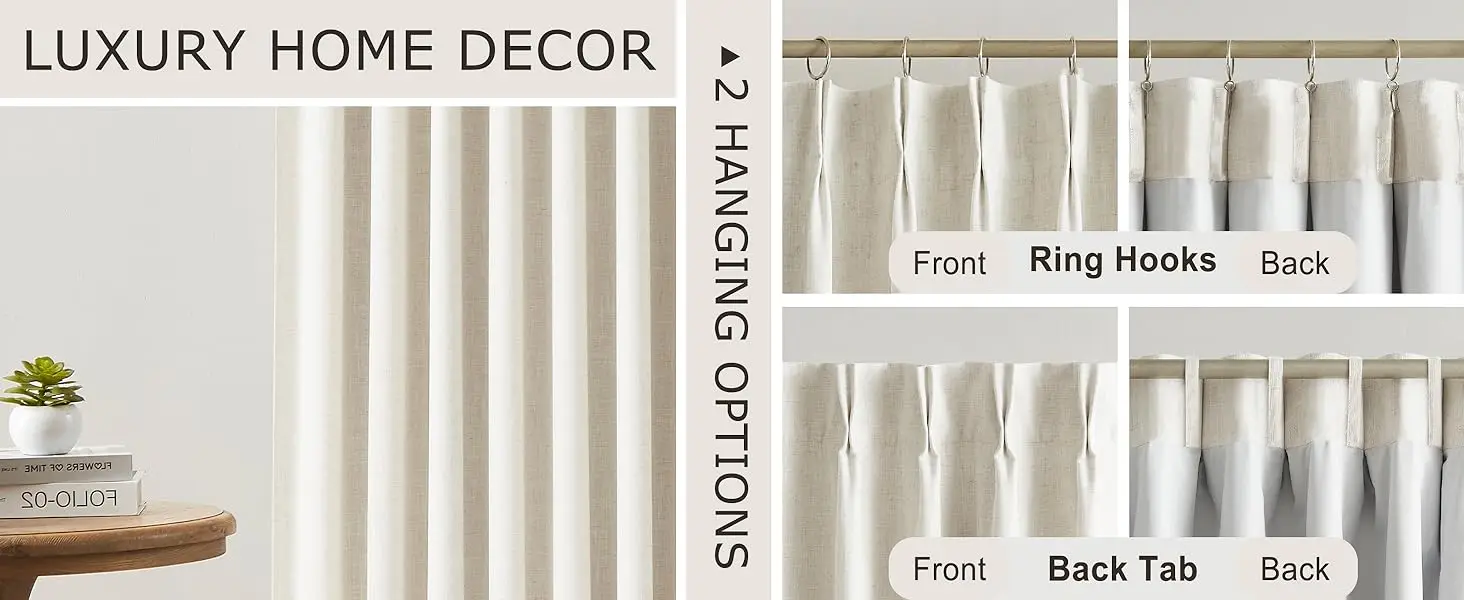 curtains with hooks