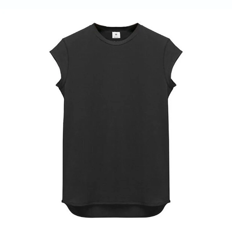 Summer Cotton Short Sleeve T Shirt Men Outdoor Jogging Leisure Breathable Gym T-Shirt Running Sports Muscle Training Tees Tops