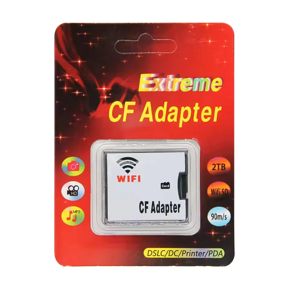 Original WIFI Adapter Memory Card TF Micro SD SDHC to CF Compact