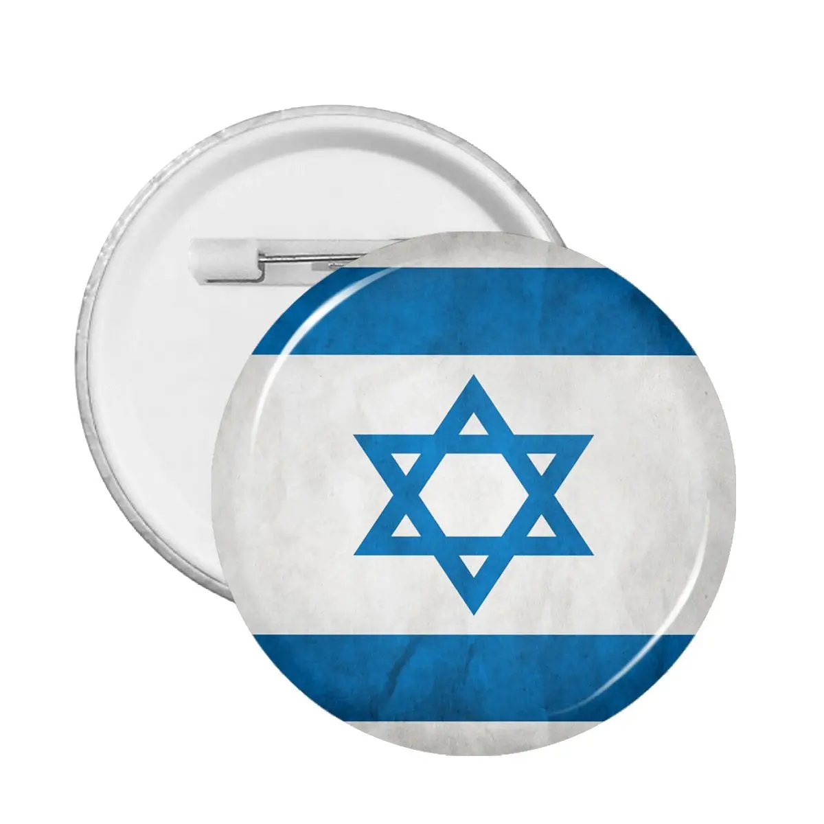 Lsrael значок с флагом и звездами, синие и белые булавки на лацкан для сумки, Милая брошь 59 мм, мягкая булавка для пуговиц, украшение, подарок