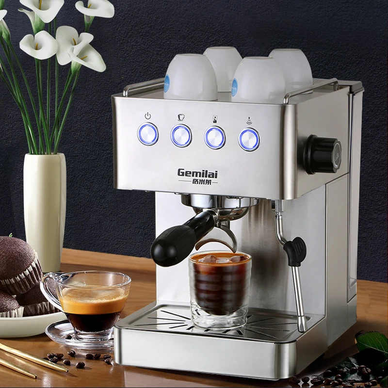 CRM3200D Professional Commercial coffee machine 15Bar professional Italian  coffee making machine 1.7L Espresso coffee maker 220v