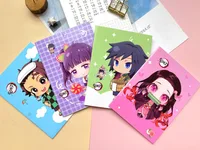 Cute Demon Slayer A6 Notebook Cute Note Book Diary Weekly Planner Journal Notepad Stationery office School Supplies 1
