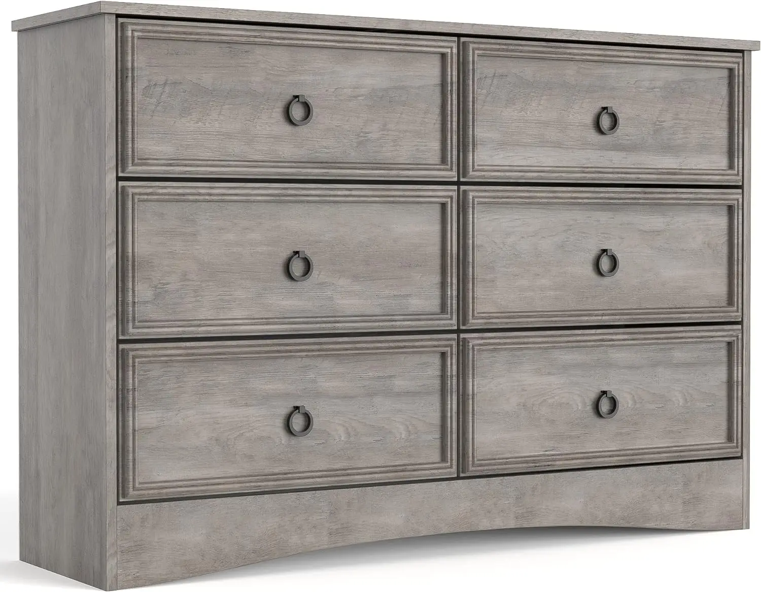 

Modern 6/7 Drawer Dresser for Bedroom, Chest of Drawers Closet Organizers & Storage Clothes - Easy Pulls Handle,Textured Borders