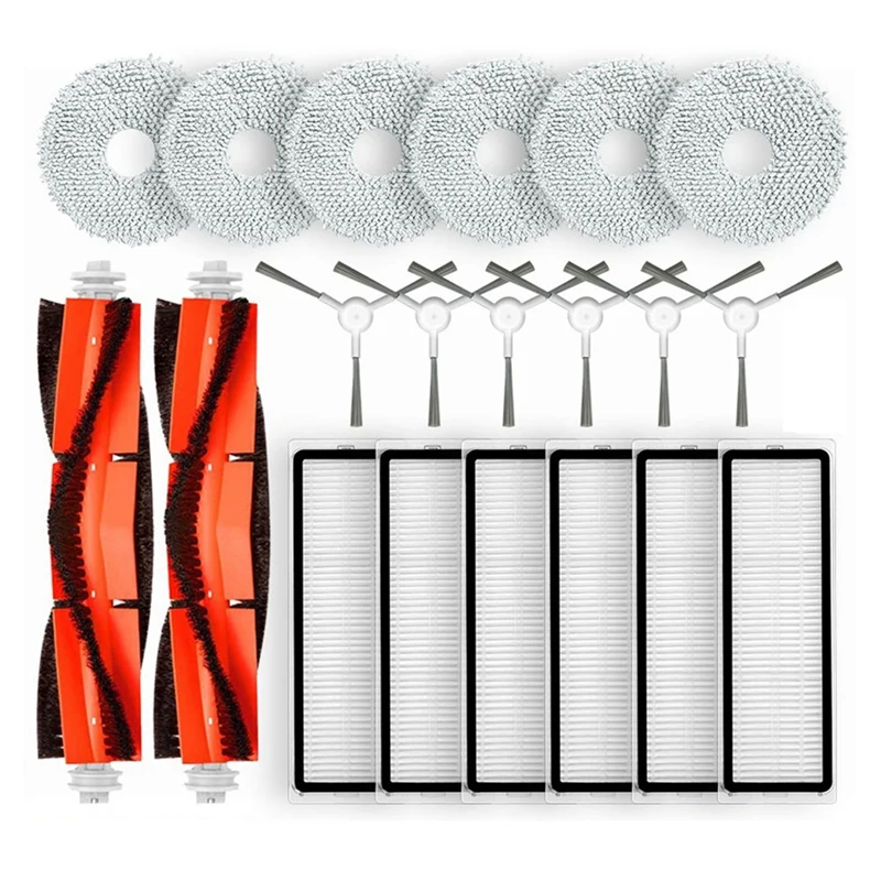 

Сменные аксессуары для робота-пылесоса Xiaomi S10 + / S10 Plus, основная боковая щетка, фильтр НЕРА, насадка на швабру